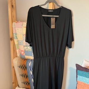 Black maxi dress